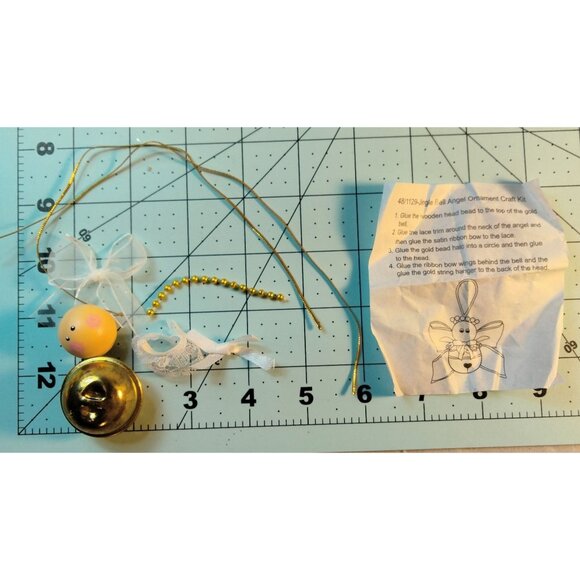 Jingle Bell Angel Ornament Craft Kit - Picture 1 of 4